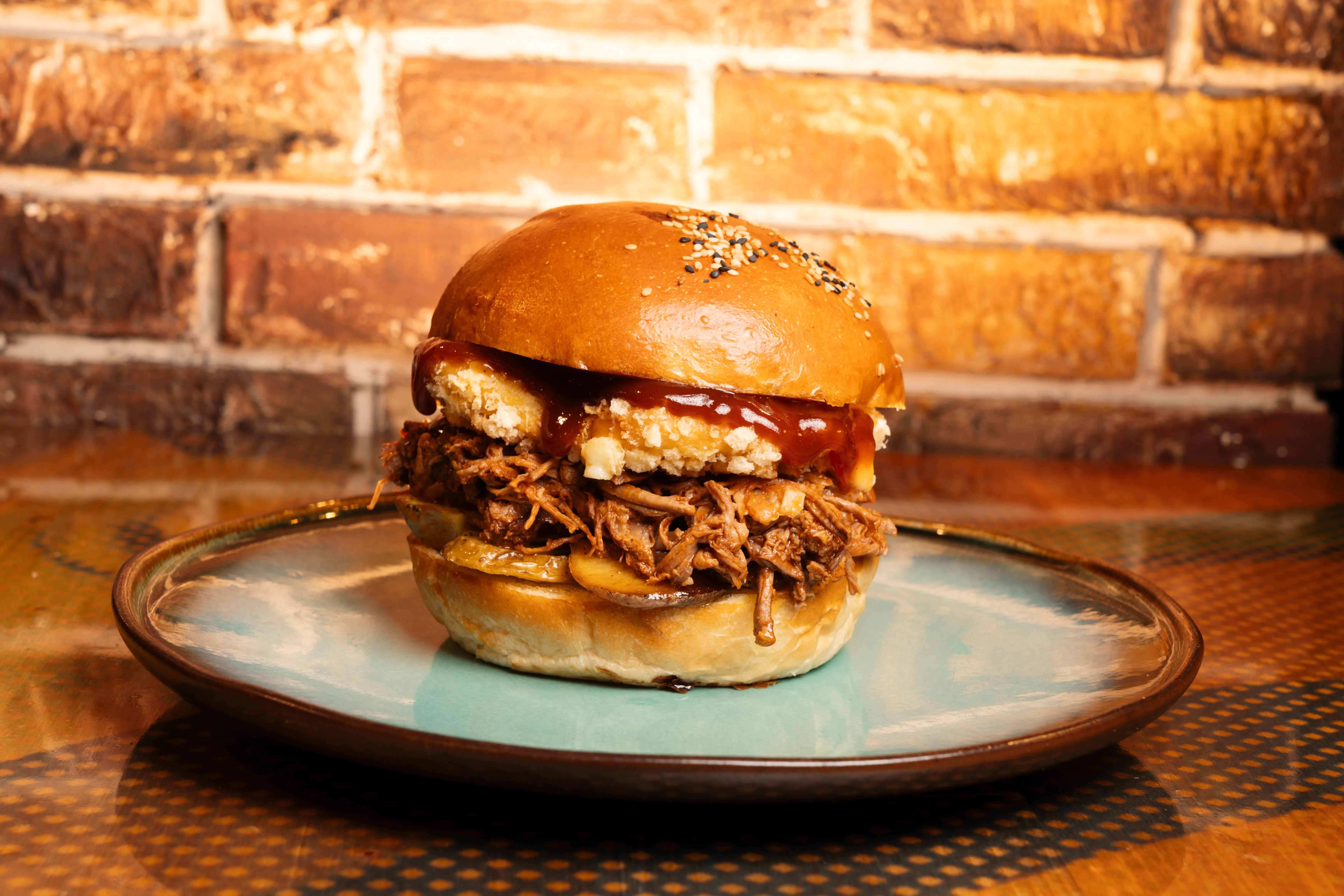 Il panino Harry Porker con pulled pork di Hollyfood